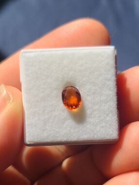 Orange Spessartine Garnet Gemstone